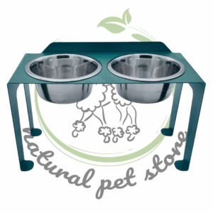Porta Ciotola Grande Natural Pet Store