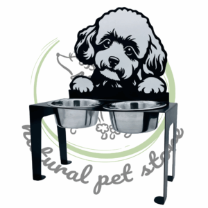 Porta Ciotola Grande Personalizzabile Natural Pet Store.
